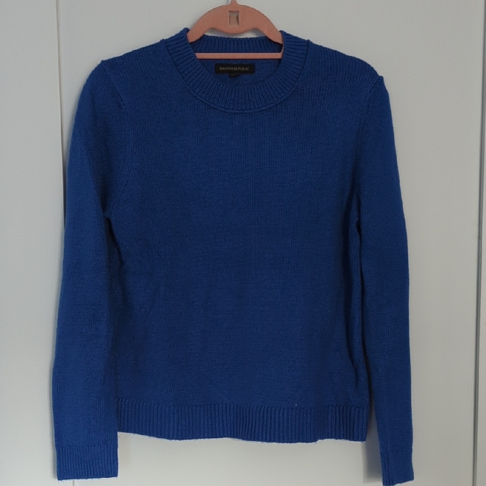 Banana Republic Blue Crew Neck Sweater